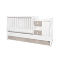 Bed MiniMAX NEW white+string /removed front panels/